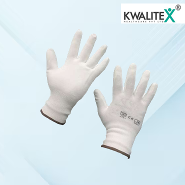 PU Coated White Gloves